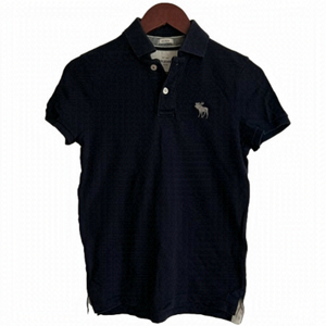 𝅺ABERCROMBIE Youth XL Boy’s Navy Golf Shirt, VGUC